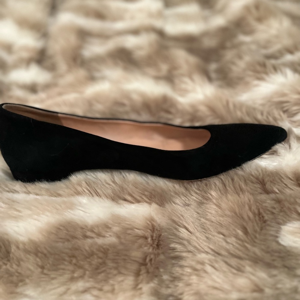 J. Crew Pointed Toe Back Suede Flat - image 3